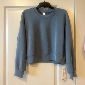 NWT Lululemon Softstreme Perfectly Oversized Cropped Crew sweatshirt
